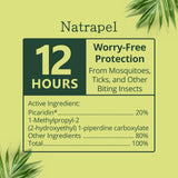 Lingettes Natrapel protection famille, utilisation simple lors d’activités en plein air.