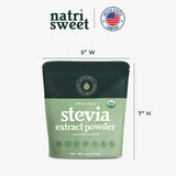 NatriSweet qualité premium – poudre stevia biologique pour desserts équilibrés.