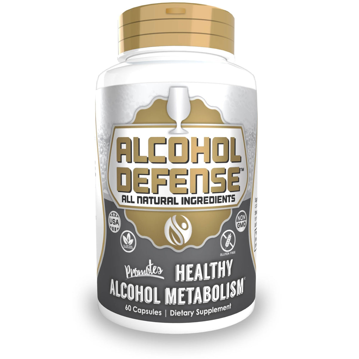 Capsules Natrium Health défense contre l’alcool sur fond neutre, faciles à intégrer à la routine.