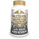Capsules Natrium Health défense contre l’alcool sur fond neutre, faciles à intégrer à la routine.