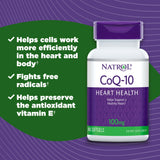 Natrol CoQ-10: dosage-100mg par jour pour maintenir les niveaux.