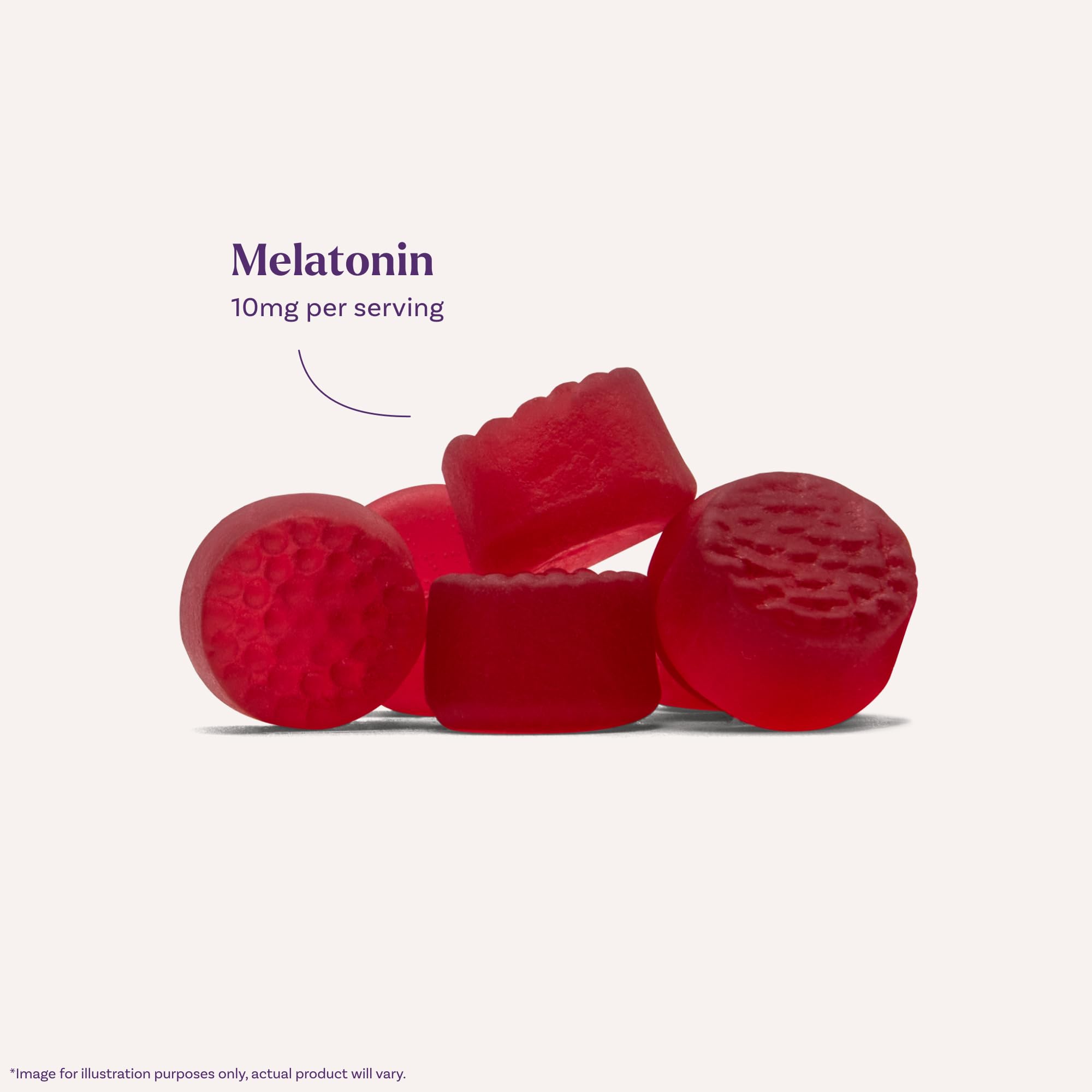 Natrol Gommes Mélatonine 10 mg voyage et travail, format portable.