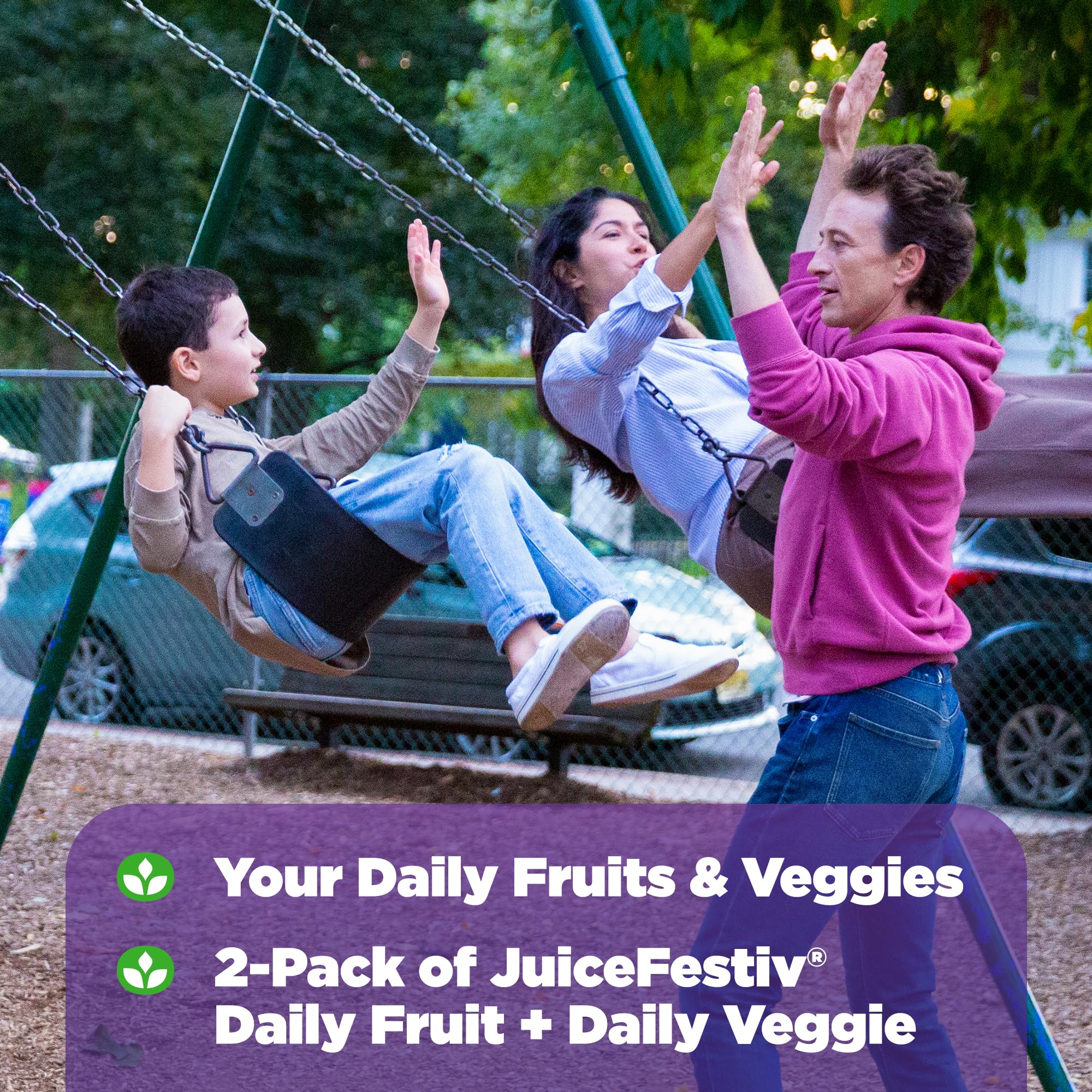 Natrol JuiceFestiv – antioxydants couvrant fruits et légumes variés.