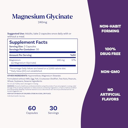 Capsules Natrol Magnésium Glycinate ouvertes sur une surface propre