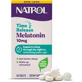 Natrol Mélatonine 5 mg – Comprimés faciles à prendre pour une routine nocturne.