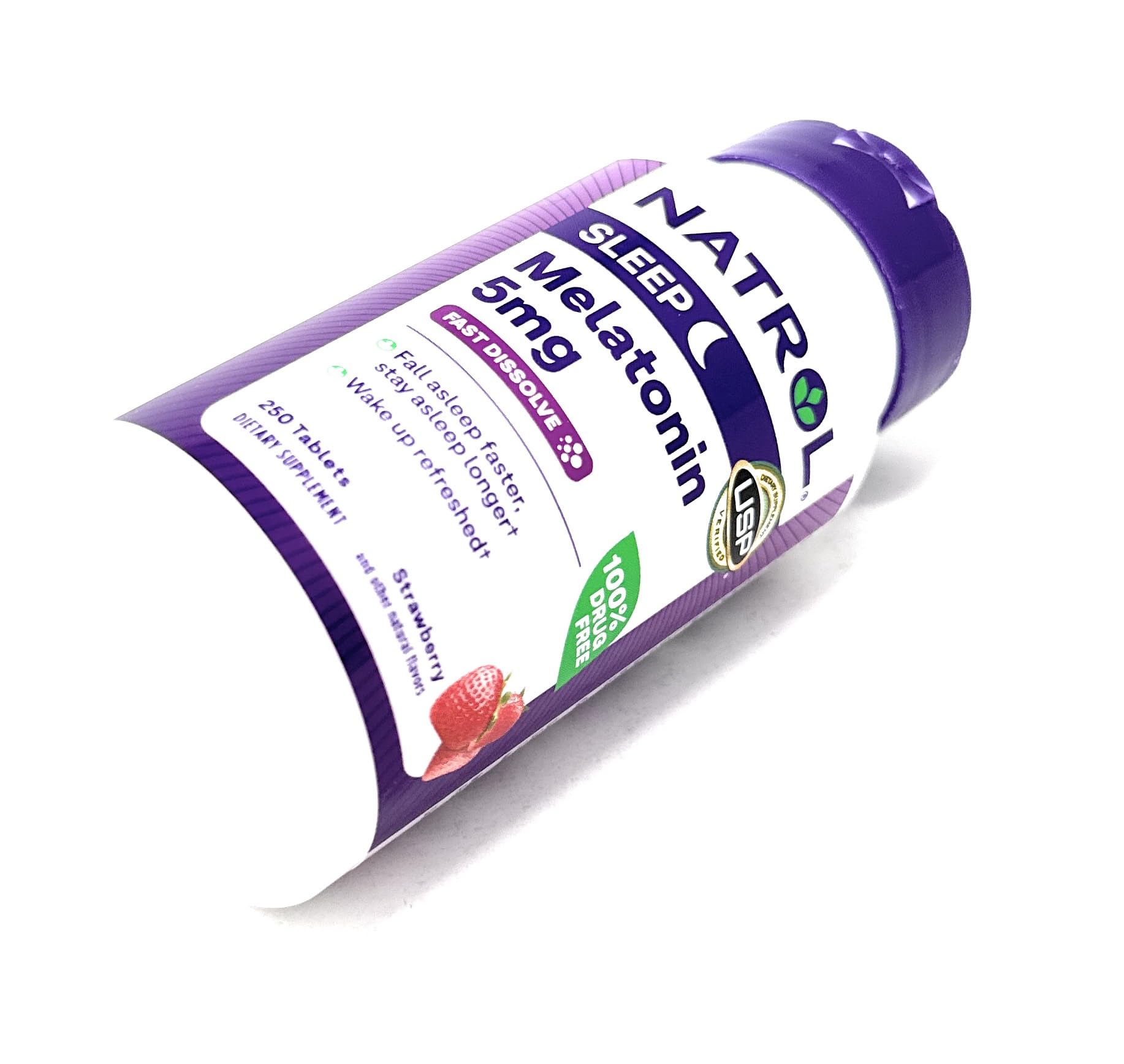 Natrol Mélatonine 5 mg – utilisation en soirée, pratique et rapide
