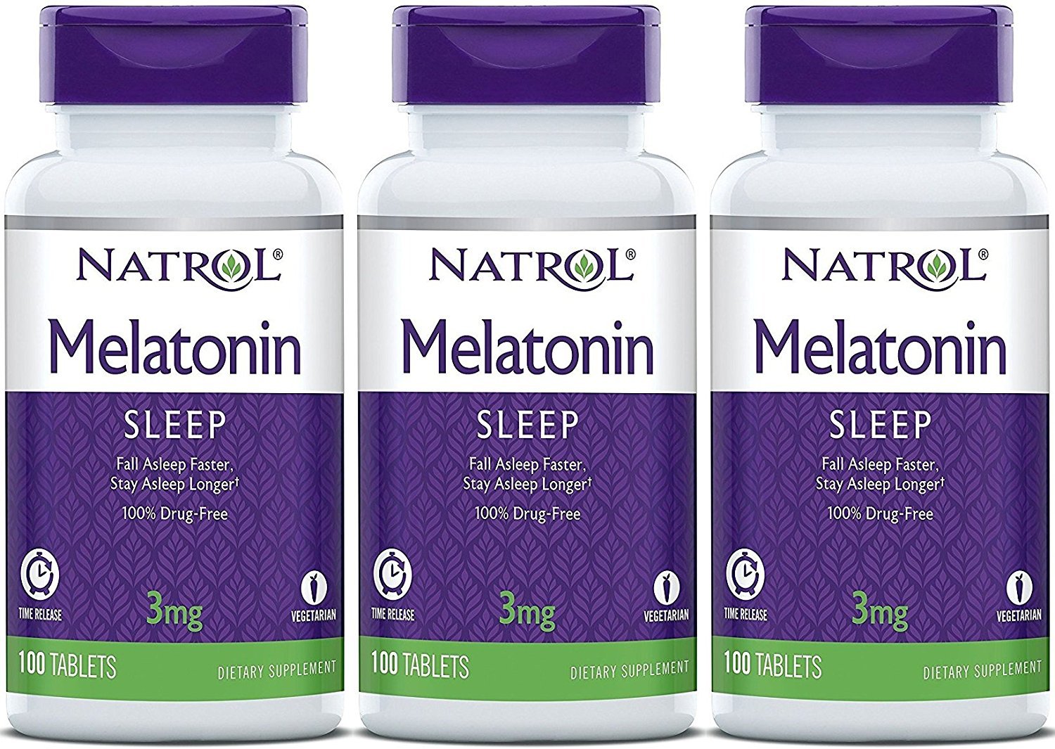 Natrol Mélatonine à libération retardée, comprimé pour soutien au sommeil tout au long de la nuit