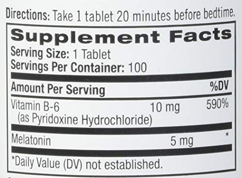 Natrol Mélatonine tablettes-blister: dosage simple et pratique avant le dodo
