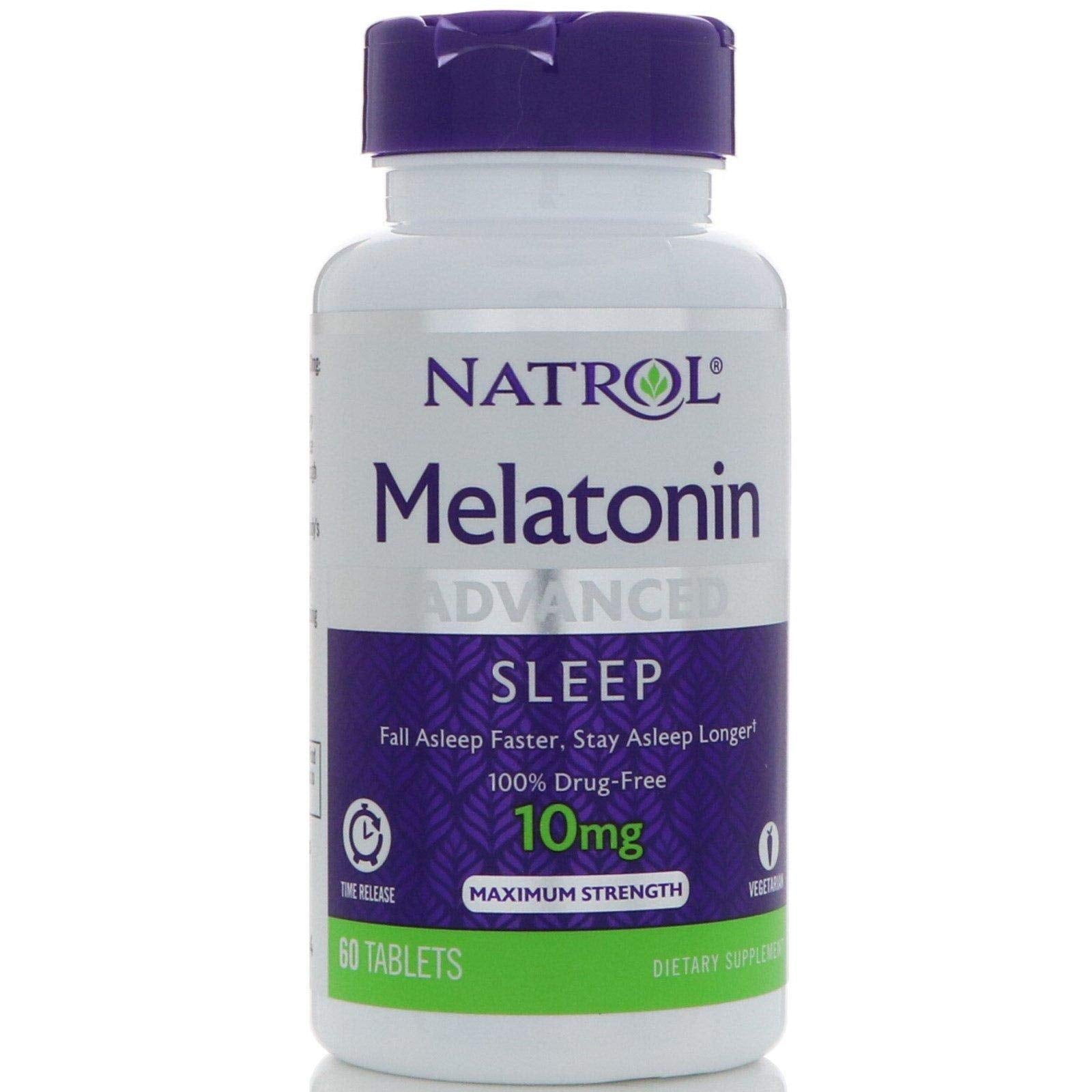 Natrol Sommeil Avancé, couche extérieure libération rapide pour s'endormir
