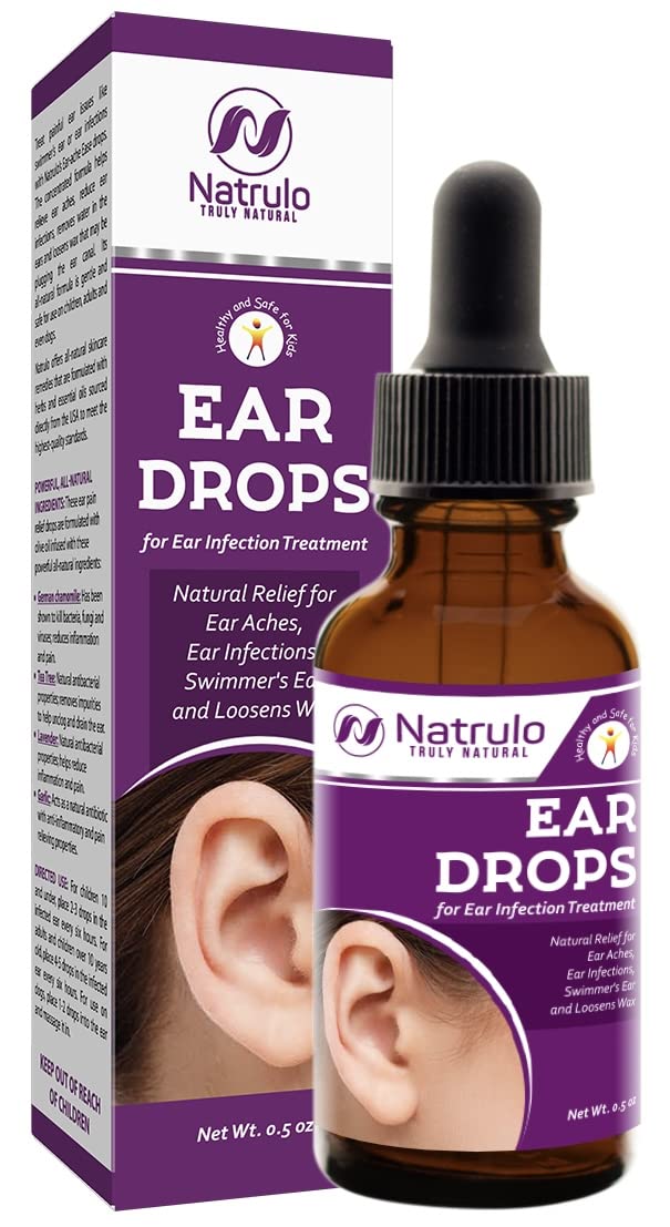 Gouttes Natrulo oreille – bouteille verse, pratique après natation.
