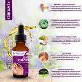 Ingrédients naturels Natrulo – goutte d’oreille respectueuse.