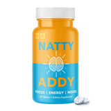 Natty Addy – bouteille de capsules cerveau pour concentration durable
