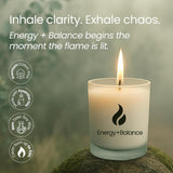 Natur IX Bougie Soja Eucalyptus Citronnelle, rafraîchit l'air et apaise l'esprit.