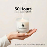 Natur IX Bougie Soja Sauge Palo Santo, purification douce et moment zen.