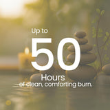 Natur IX Bougie Soy brulee-50-heures : combustion lente et propre pour des sessions prolongées.
