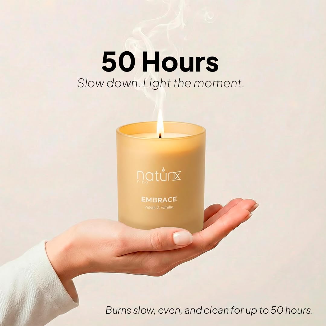 Natur IX Embrace: parfum Vanille Caramel Doux pour soirée cosy.