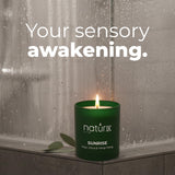 Natur IX Sunrise Bougie, packaging pratique prêt-à-offrir et élégant.