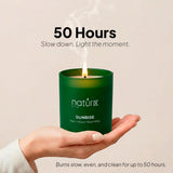 Natur IX Sunrise Bougie, verre clair apportant une lumière douce et parfum subtil.