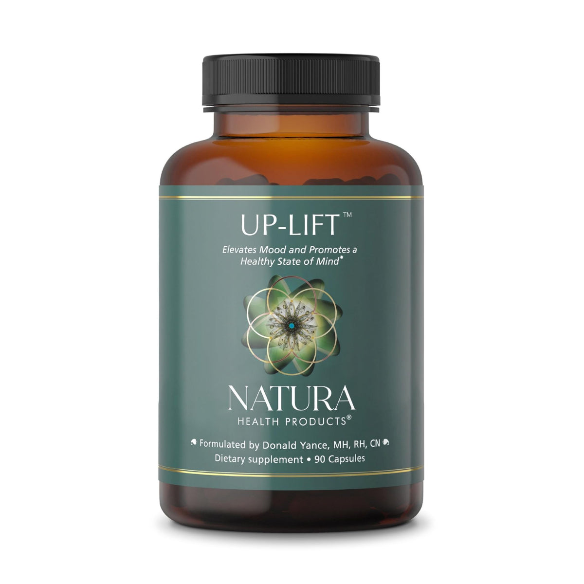 Natura Health Up-Lift : bouteille de capsules prête pour le quotidien.