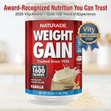 Naturade gain-poids vanille histoire 1926, symbole d'expertise.