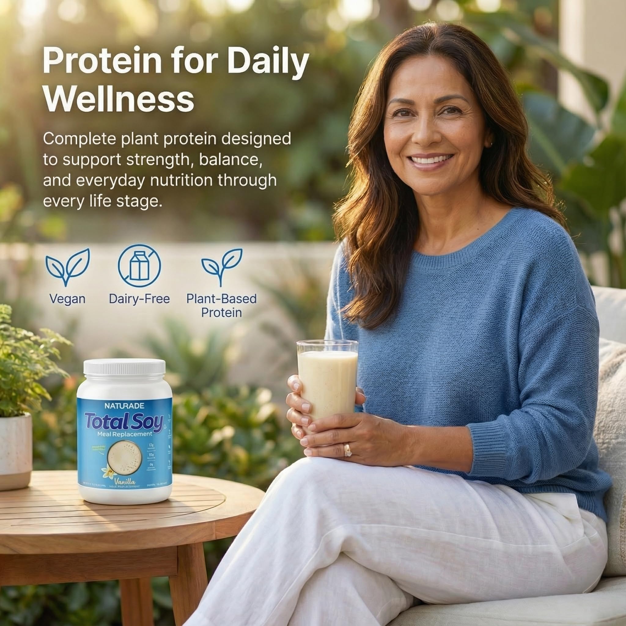 Naturade Total Soy proteine soja essentiels, soutien musculaire quotidien