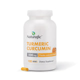 Naturafic Turmeric Curcumin - capsules ouvertes montrant la facilité d’ingestion