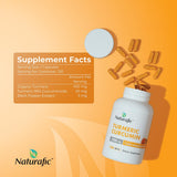 Naturafic Turmeric Curcumin - label GMP attestant des normes strictes