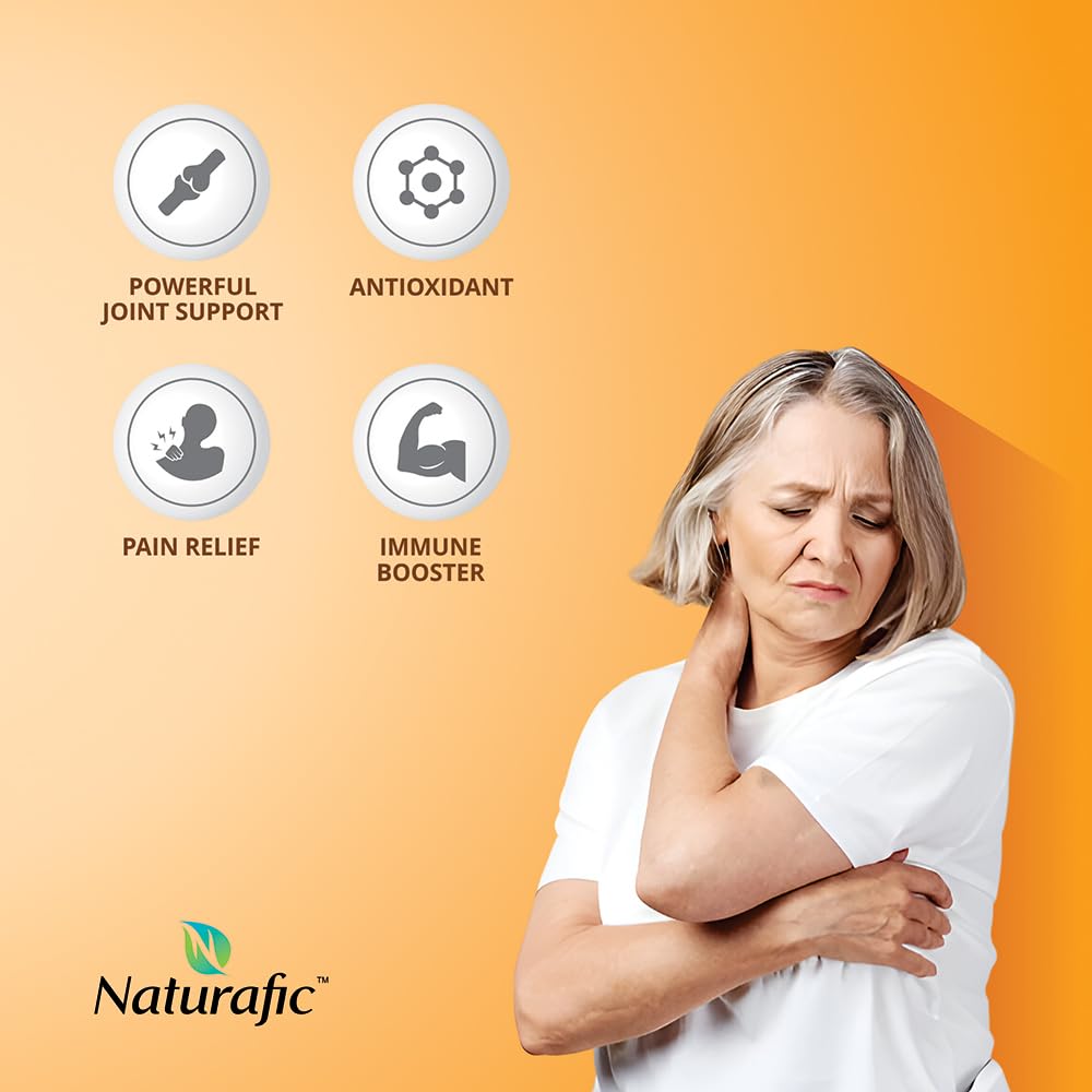 Naturafic Turmeric Curcumin - formule végan adaptée et sûre