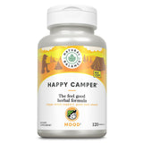 Natural Balance Happy Camper, bouteille de capsules, soutien potentiel à l'humeur dans la routine.