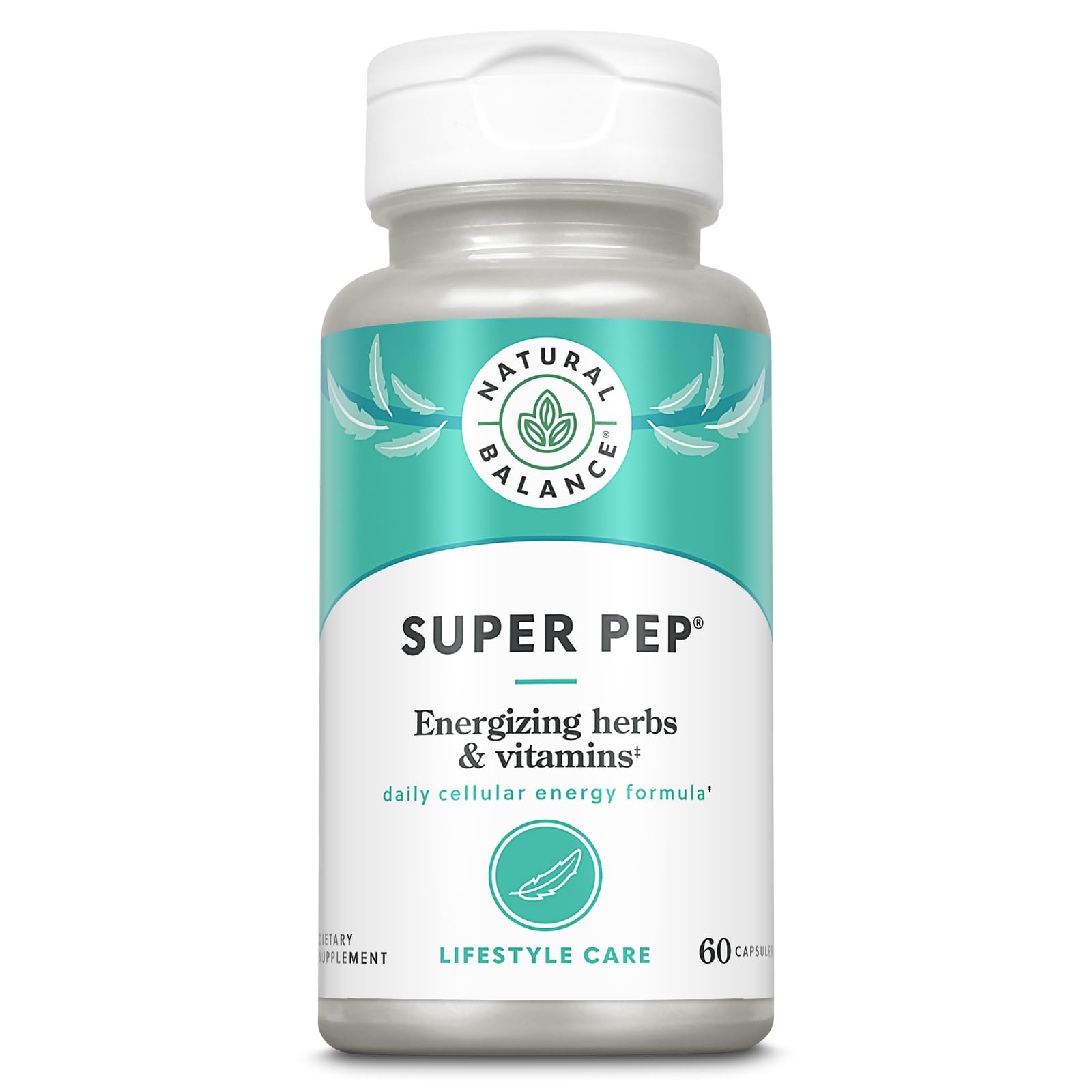 Natural Balance Super Pep bouteille: énergie durable prête à l'emploi pour votre journée.