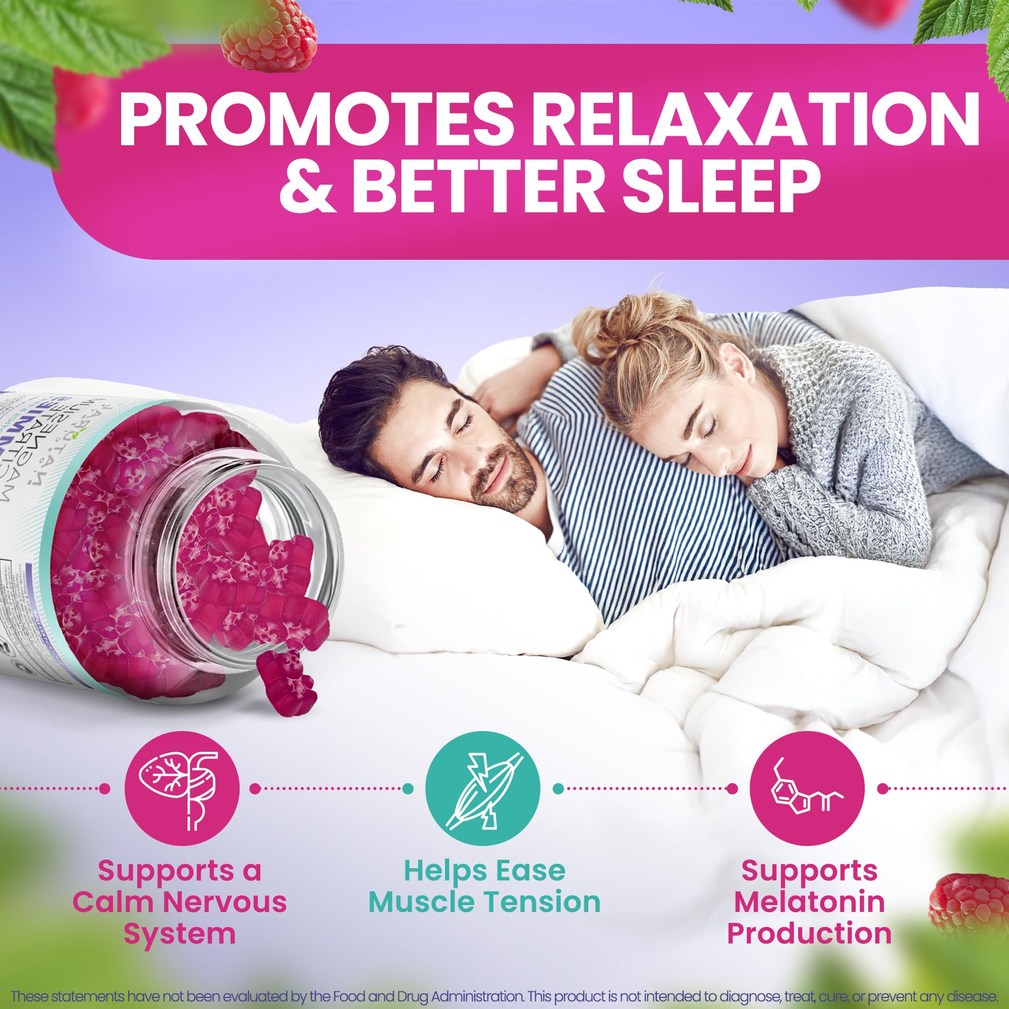 Gommes magnésium Natural BioScience enfants, dose quotidienne pratique