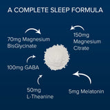 Étiquette vegan et sans gluten de Natural BioScience Magnesium Sleep Nuit.