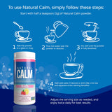 Natural Calm magnésium citrate, emballage 113 g; pratique pour la routine
