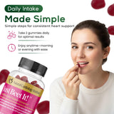 Ingrédients clés des gommes Just Beet It: betterave et CoQ10.