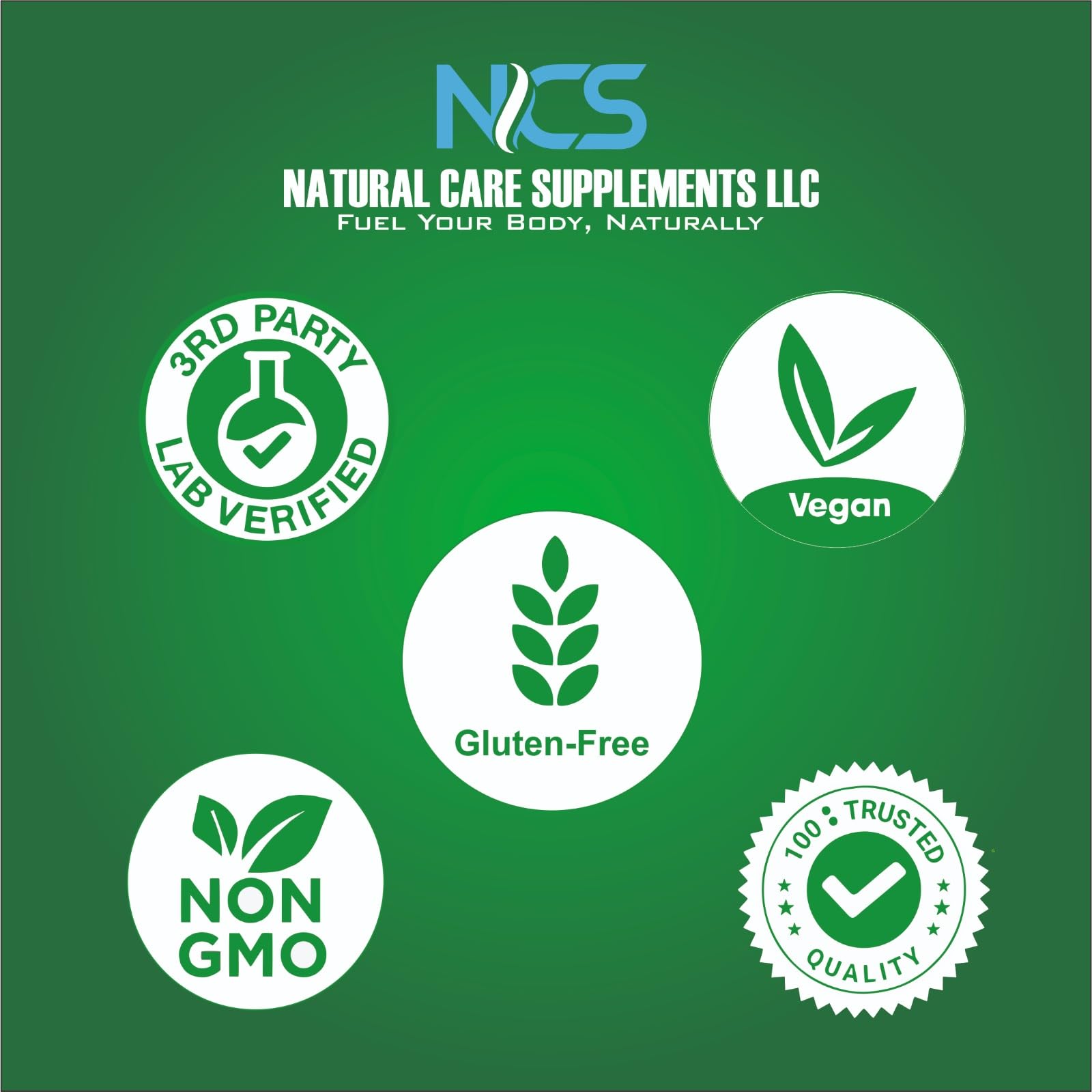 Bouteille Natural Care Supplements sur étagère prête à être ajoutée à la routine.
