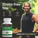 Capsules d’Ashwagandha Natural Care Supplements, facile à intégrer dans la routine.