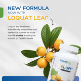 Natural Cure Labs Level Off – étiquette claire avec les ingrédients principaux.