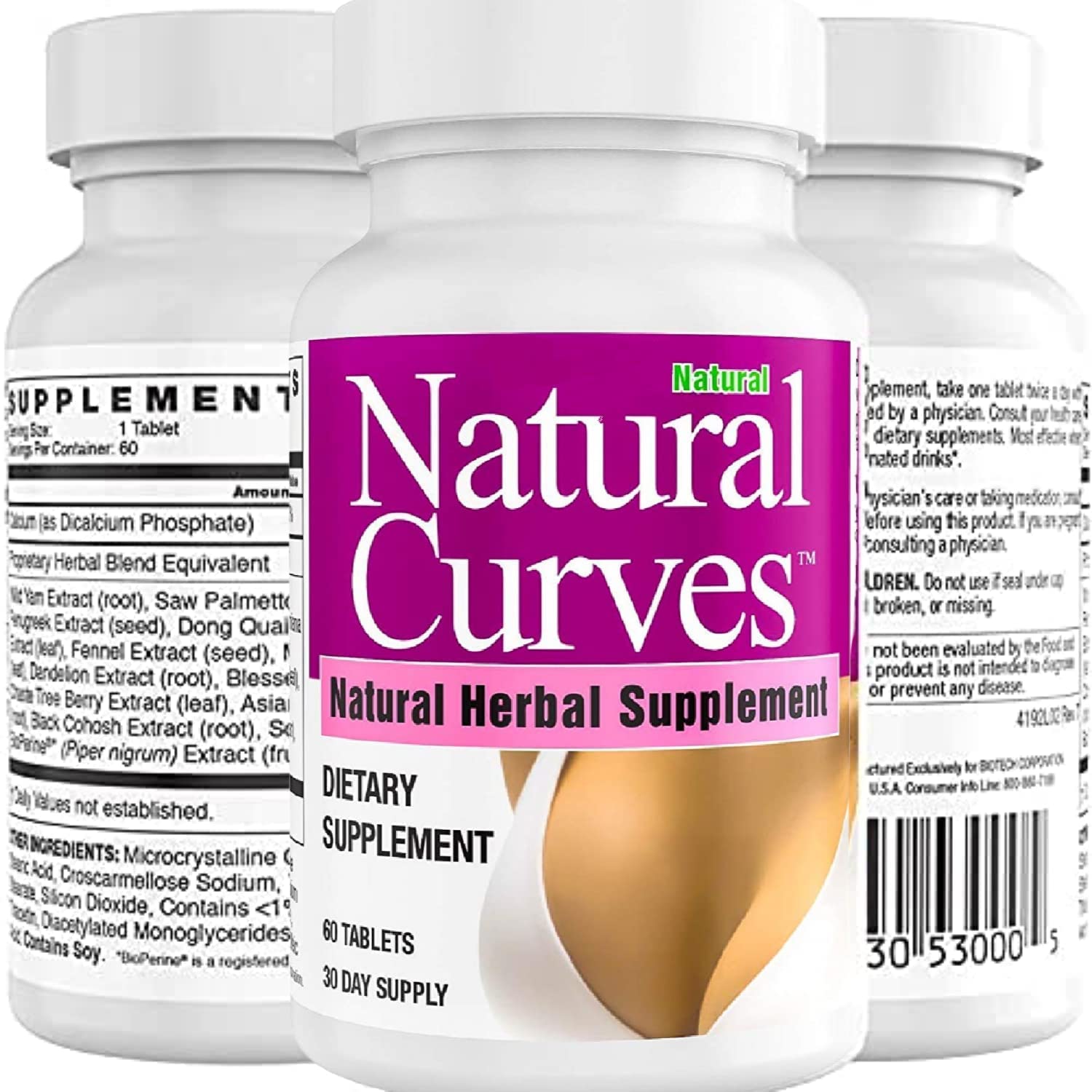 Natural Curves – capsules végétales visibles, option végane pour le bien-être féminin.