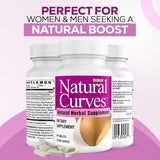 Natural Curves – utilisation quotidienne simple avec deux capsules par jour.