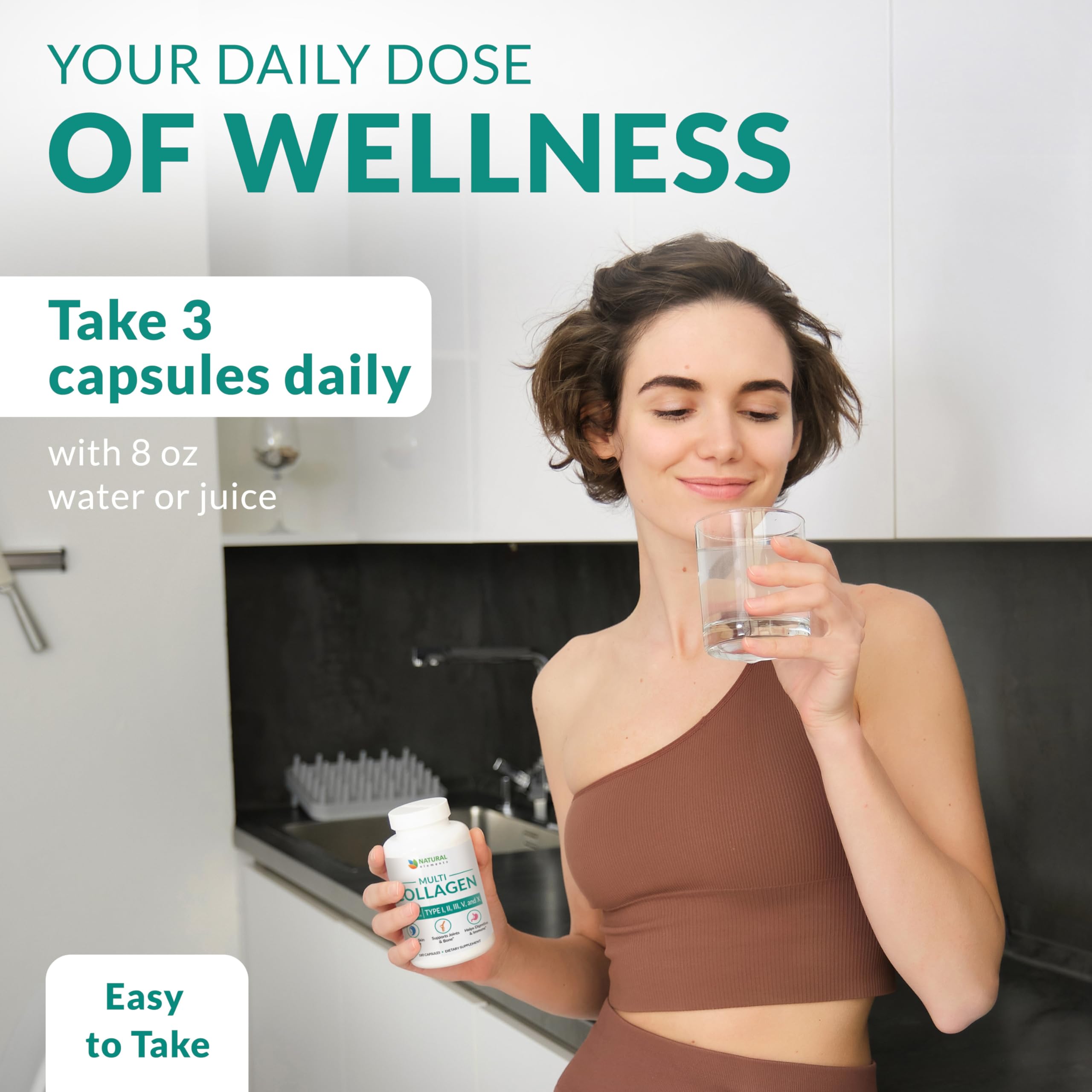 Natural Elements capsules quotidiennes: prise facile à intégrer dans la routine