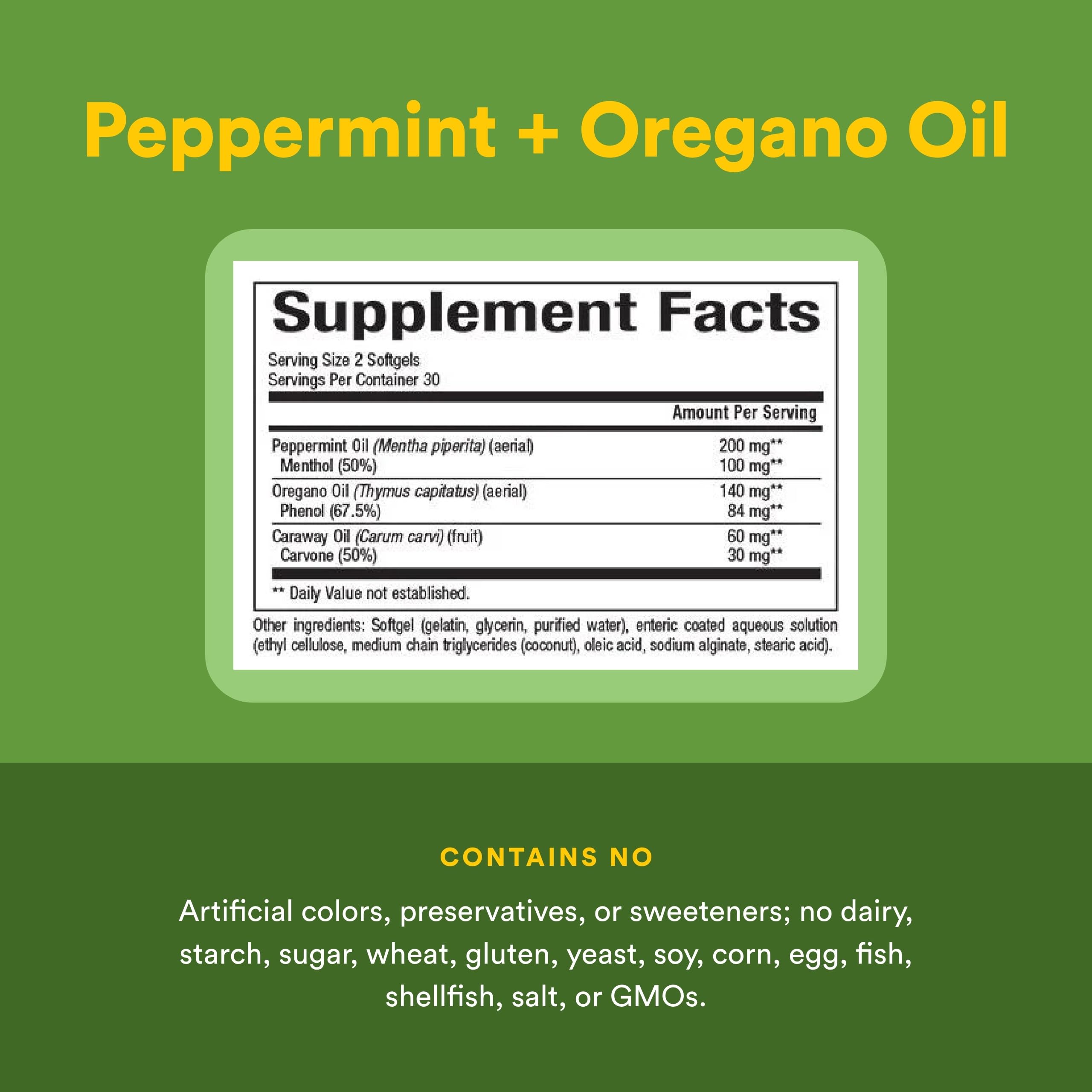 Natural Factors certifié biologique et sans ogm, étiquette claire et assurance qualité.