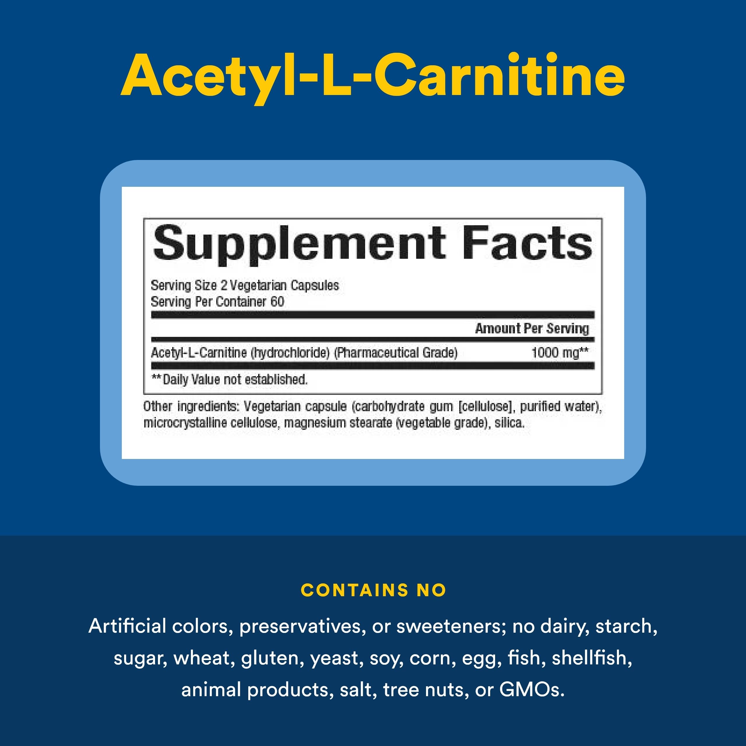 Contrôles de laboratoire – Natural Factors Acétyl L-Carnitine et tests indépendants