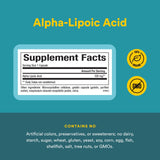 Natural Factors Acide alpha-lipoïque 100 mg, étui-carton, packaging clair.