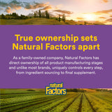Natural Factors Affron safran, qualité et pureté reconnues.