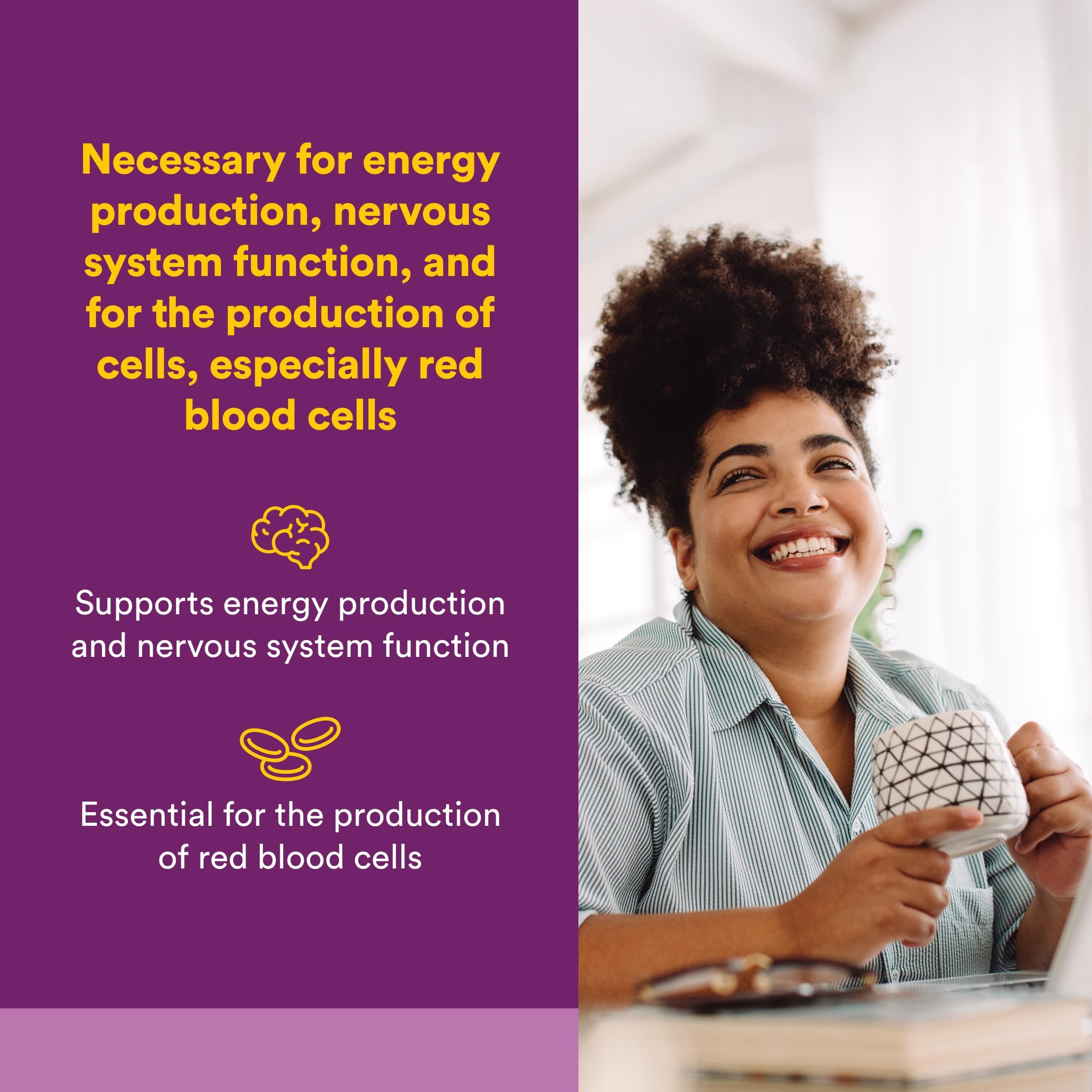 Tablettes Natural Factors B12 1000 µg – prise quotidienne pratique.
