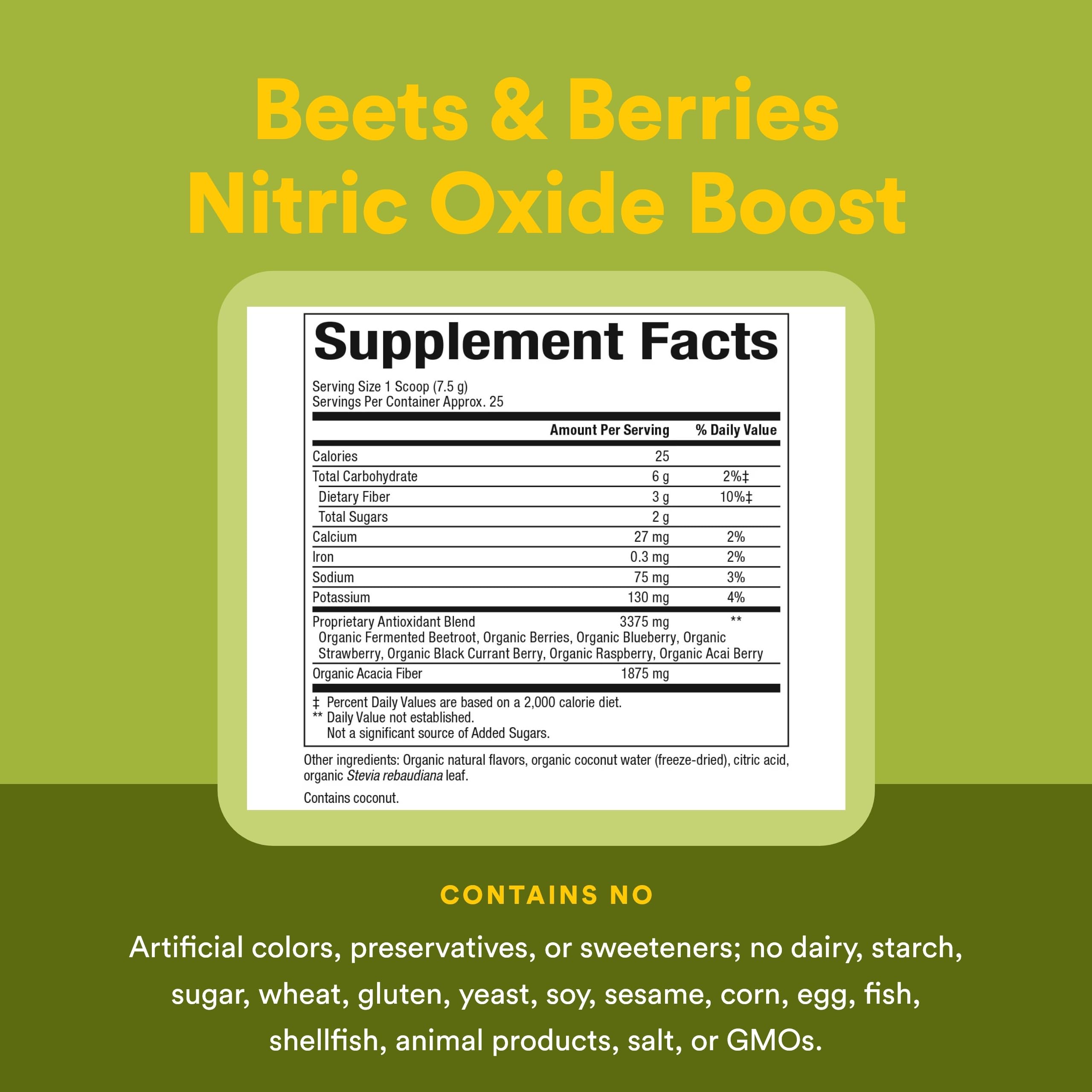 Natural Factors Beets & Berries, versement facile pour boisson rapide.