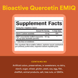 Emballage du Natural Factors Bioactive Quercetin EMIQ et design clair