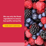 Natural Factors BioCgel Vitamine C BerryRich – étiquette claire et flacon transparent.