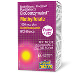 Natural Factors Biocoenzymated Methylfolate capsules — facilité d’ingestion et soutien quotidien.