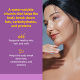 Natural Factors Biotin 10000 µg, gélules faciles à avaler et tolérance digestive.